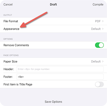 iOS 編译對話方塊